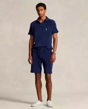Мужские шорты с эластичным поясом Polo Ralph Lauren, тёмно-синий