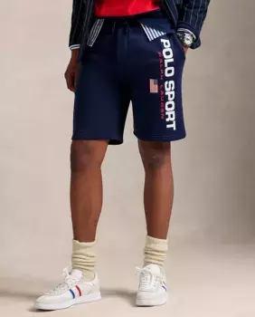 Мужские шорты с эластичным поясом Polo Sport Polo Ralph Lauren, тёмно-синий