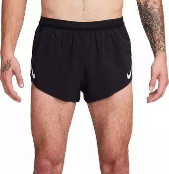 Мужские шорты с короткой подкладкой Nike Dri-FIT ADV AeroSwift 2 дюйма, черный