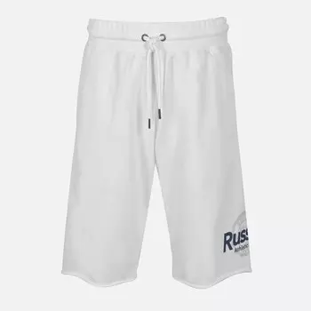 Мужские шорты с необработанными краями Russell Athletic, белый