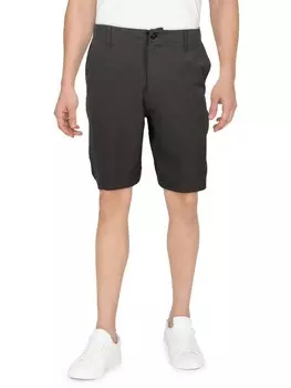 Мужские шорты с принтом и плоской передней частью Volcom, цвет Charcoal Heather