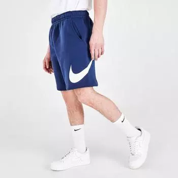 Мужские шорты с рисунком Nike Sportswear Club, синий