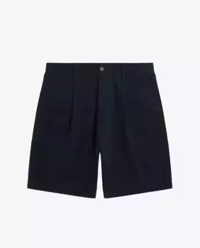 Мужские шорты с задним карманом и пуговицей Fred Perry, темно-синий