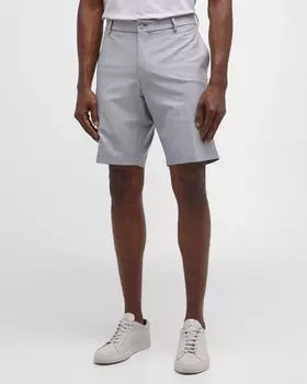 Мужские шорты Salem Orbital с геометрическим рисунком Peter Millar, цвет Gale Grey