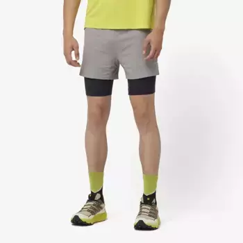 Мужские шорты Salomon Sense Aero 2-в-1, серый