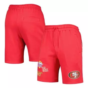 Мужские шорты Scarlet San Francisco 49ers Historic Champs New Era