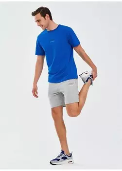 Мужские шорты серого меланжа S241197-036 Essential M 5 дюймов короткие Skechers, серый