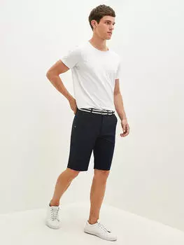 Мужские шорты Slim Fit с поясом LCW Casual