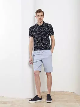 Мужские шорты Slim Fit с завязками на талии LCW Vision