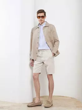 Мужские шорты Slim Fit с завязками на талии LCW Vision