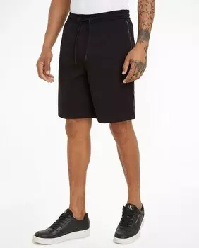 Мужские шорты спортивного типа с логотипом Calvin Klein Jeans, черный