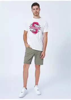 Мужские шорты стандартного кроя цвета хаки W211205801_ Шорты Wrangler, хаки