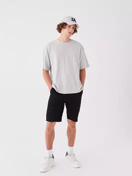 Мужские шорты стандартного кроя LCW Casual, черный