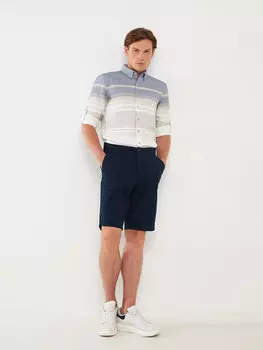 Мужские шорты стандартного кроя LCWAIKIKI Classic, темно-синий