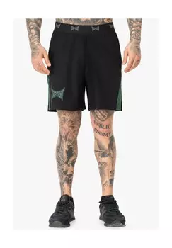 Мужские шорты стандартного кроя TRAINING SHORT TAPOUT, черно-зеленый