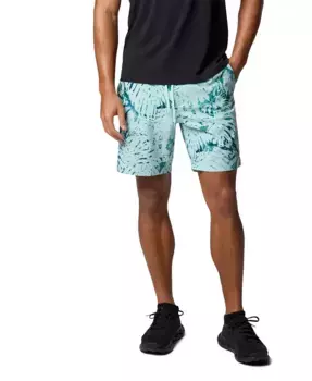 Мужские шорты Summertide Stretch с принтом Columbia, зеленый