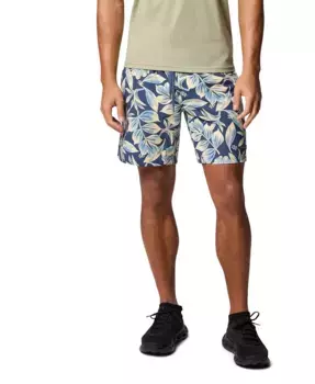 Мужские шорты Summertide Stretch с принтом Columbia, синий