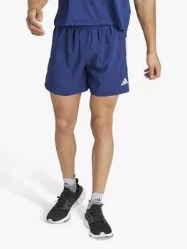 Мужские шорты the run aeroready adidas, темно-синий