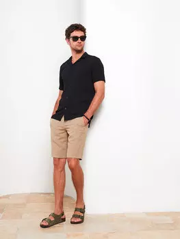 Мужские шорты узкого кроя LCW Vision, бежевый