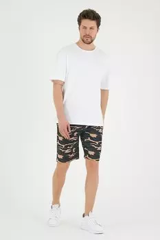 Мужские шорты узкого кроя с воздушным принтом SPR21Y52 Sperlife, бежевый