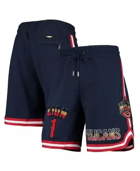 Мужские шорты zion williamson navy new orleans pelicans player Pro Standard, синий