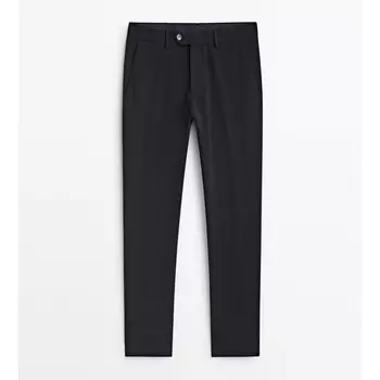 Мужские штаны Massimo Dutti Slim fit twill chino, темно-синий