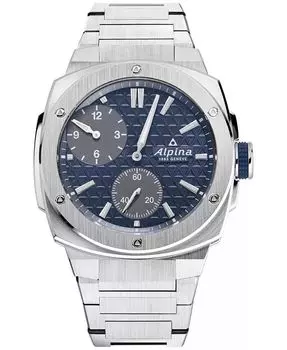 Мужские швейцарские автоматические часы Alpiner Extreme Regulator с браслетом из нержавеющей стали, 41 мм Alpina, серебро