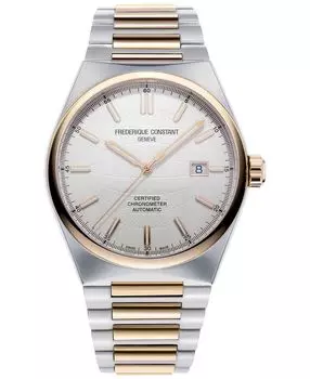 Мужские швейцарские автоматические часы Highlife COSC с двухцветным браслетом из нержавеющей стали, 41 мм Frederique Constant