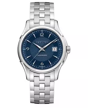 Мужские швейцарские автоматические часы Jazzmaster Viewmatic с браслетом из нержавеющей стали, 40 мм Hamilton