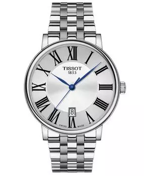 Мужские швейцарские часы Carson Premium с браслетом из нержавеющей стали, 40 мм Tissot