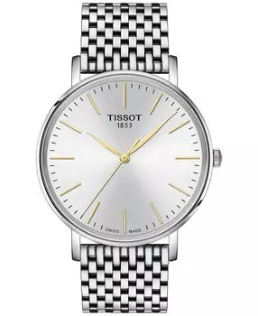 Мужские швейцарские часы с браслетом из нержавеющей стали, 40 мм Tissot