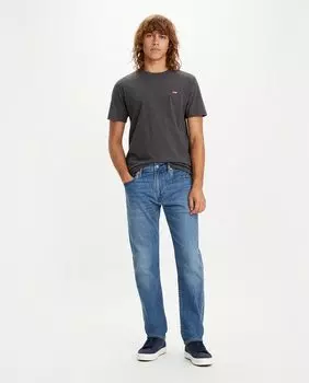 Мужские синие джинсы 502 Taper, средняя стирка Levi's, синий