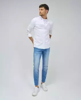 Мужские синие джинсы скинни Salsa Jeans