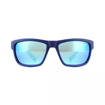 Мужские синие синие зеркальные поляризованные солнцезащитные очки в спортивной упаковке Polaroid, синий