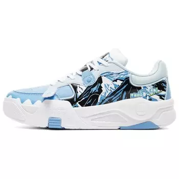 Мужские скейтбордические кеды серии Guochuang с низким верхом Angel Blue/Sky Blue Peak