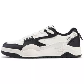 Мужские скейтбордические кеды Type-burn 4 с низким верхом, белый/черный 361°