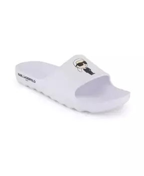 Мужские слайдеры Karl Print KARL LAGERFELD PARIS, белый