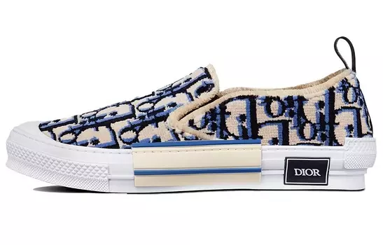 Мужские слиперы Dior с логотипом, синий