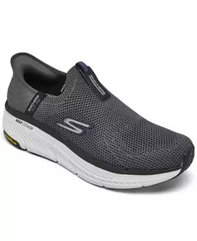 Мужские слипоны без рук: Max Cushioning Premier 2.0 — прогулочные кроссовки Advantageous 2 из пены с эффектом памяти от Finish Line Skechers, серый