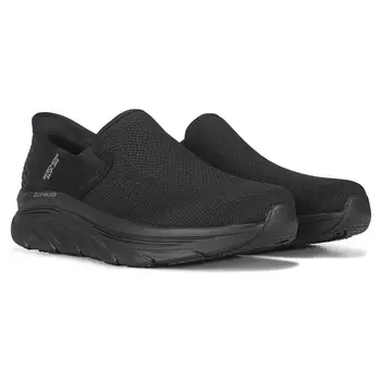 Мужские слипоны D'Lux Walker Oxford Wide Slip On Skechers, черный
