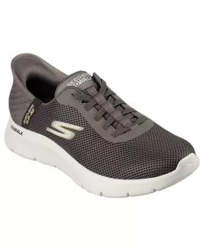 Мужские слипоны - GO WALK Flex - повседневные кроссовки широкой ширины Hands Up от Finish Line Skechers