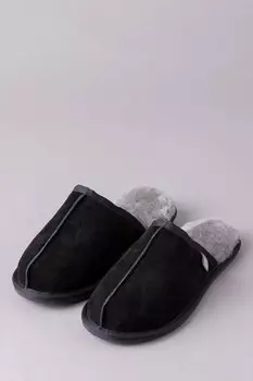 Мужские слипоны Lakeland из овчины Lakeland Leather, черный