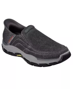 Мужские слипоны свободного кроя - Respected - повседневные слипоны Holmgren от Finish Line Skechers, черный