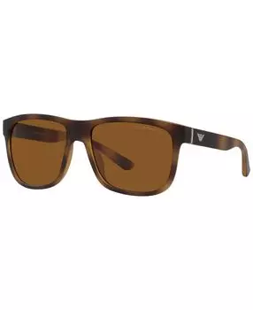 Мужские солнцезащитные очки, 57 Emporio Armani, мульти