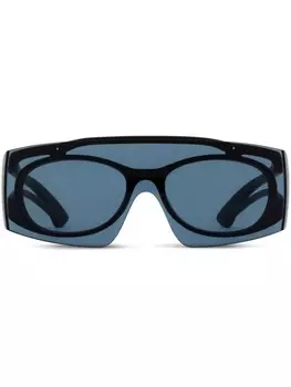 Мужские солнцезащитные очки Alexander McQueen Eyewear, черный