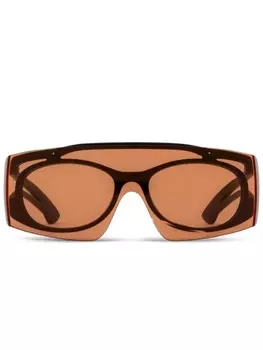 Мужские солнцезащитные очки Alexander McQueen Eyewear, черный