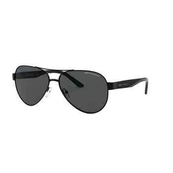 Мужские солнцезащитные очки Armani Exchange AX2034S Pilot 59 мм, черный