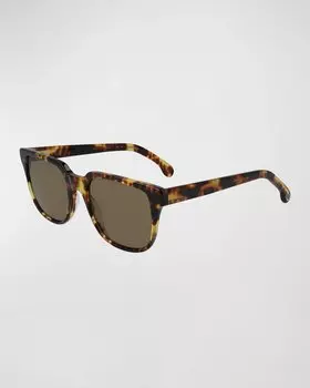 Мужские солнцезащитные очки Aubrey Square Paul Smith, цвет Honeycomb Tortoise