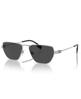 Мужские солнцезащитные очки BE3146 Burberry, серебро