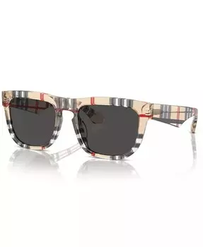 Мужские солнцезащитные очки, Be4431U Burberry, коричневый